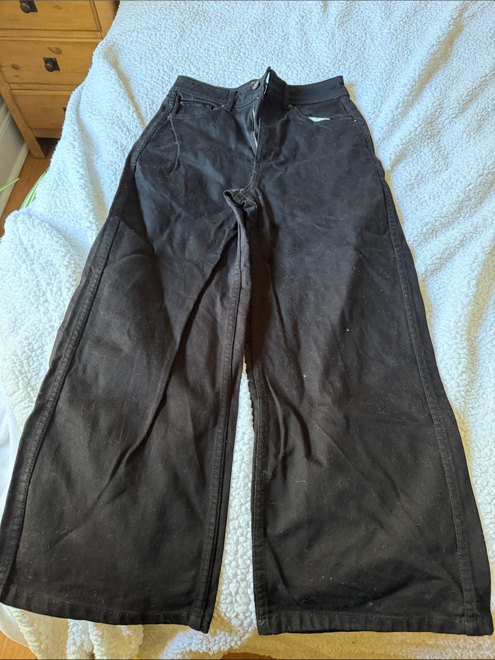 Sezane Black Bootcut Men's Jeans